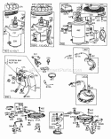 Electric StarterAlternators Diagram and Parts List for 191707-0637-99  Briggs and Stratton Engine